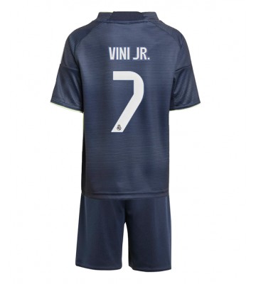 Real Madrid Vinicius Junior #7 Udebanetrøje Børn 2025-26 Kortærmet (+ Korte bukser)